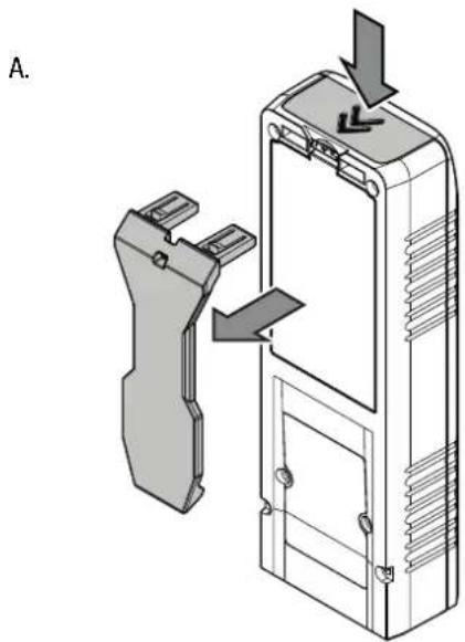 TROTEC BD16 - Remplacement des piles - 1