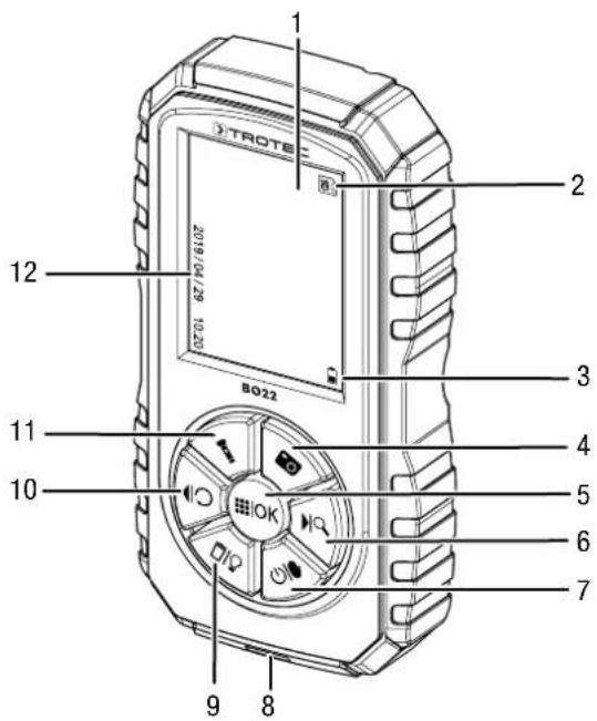 TROTEC BO22 - Description de l'appareil - 1