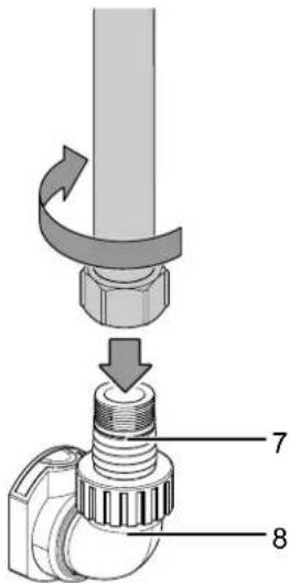 TROTEC TWP 9000 ES - Tube ou tuyau avec filetage - 1