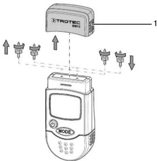 TROTEC BM12 - Remplacer les pointes de mesure - 1