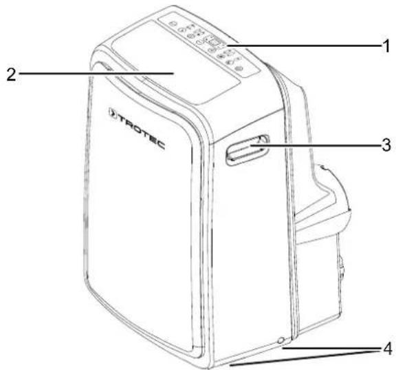 TROTEC PAC 3500 SH - Représentation de l'appareil - 1