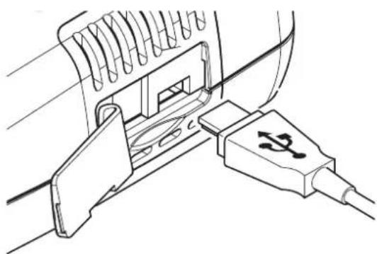 TROTEC PC220 - Connexion du cable USB - 1