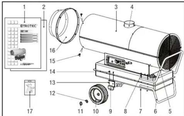 TROTEC IDS 100 - Innhold i pakken - 1