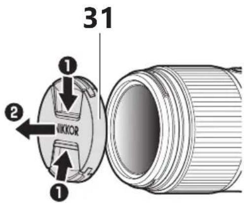 NIKON NIKKOR Z 100400mm f4.55.6 VR S - Vis de verrouillage du collier pour trépied - 1