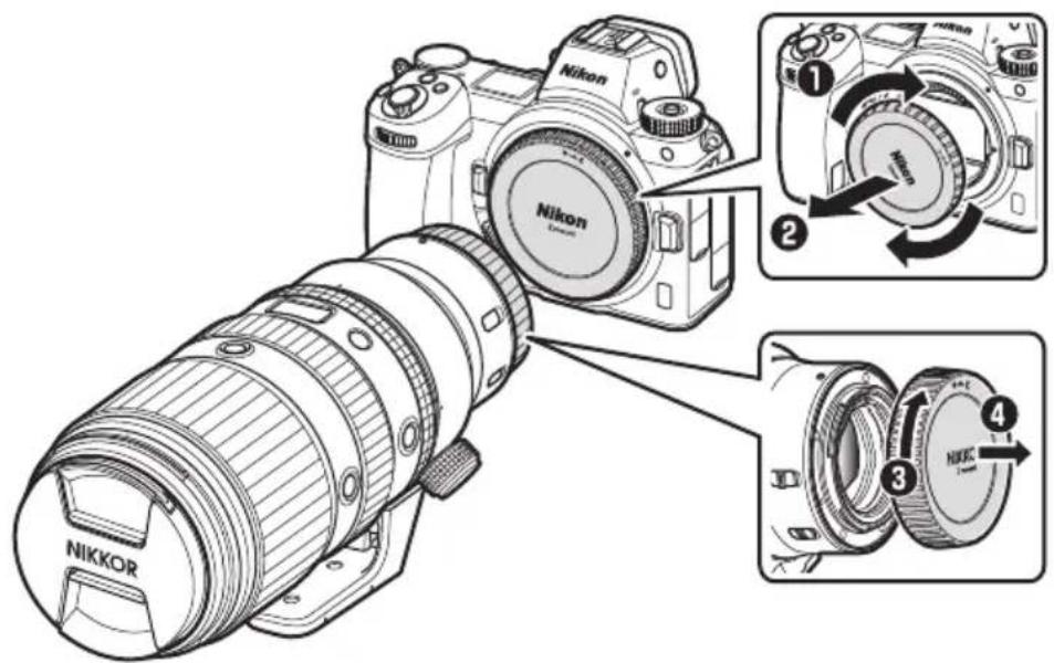 NIKON NIKKOR Z 100400mm f4.55.6 VR S - Fixation de l'objectif - 1