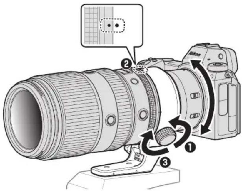 NIKON NIKKOR Z 100400mm f4.55.6 VR S - Rotation de l'appareil photo - 1