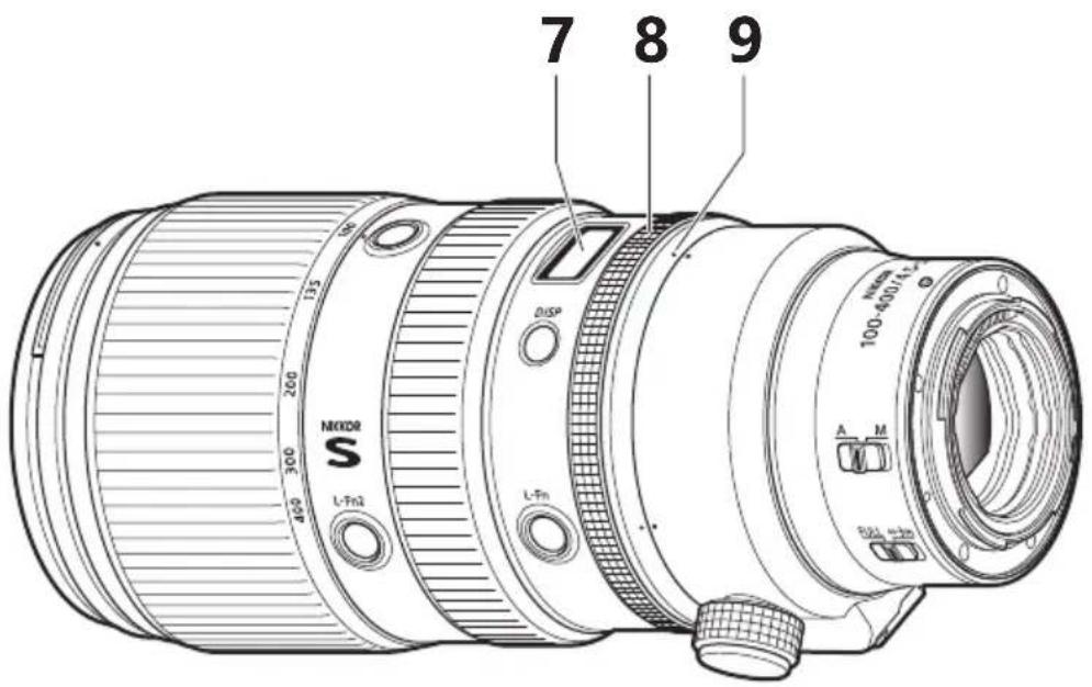 NIKON NIKKOR Z 100400mm f4.55.6 VR S - Commande d'affichage (DISP) - 1