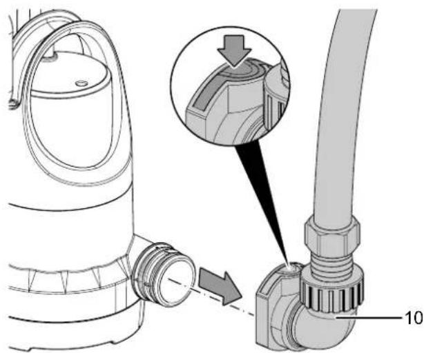 TROTEC TWP 4006 E - Raccordement du système de branchement - 2