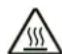 TROTEC PMSS 11220 - Avertissement de surface chaude - 1