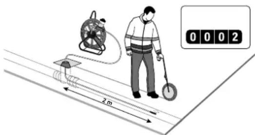 TROTEC LD6000 - Localisation avec roue de mesure - 2