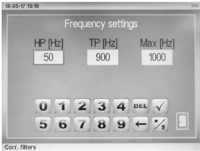 TROTEC LD20HC - Réglages de fréquence / corrélation - 1