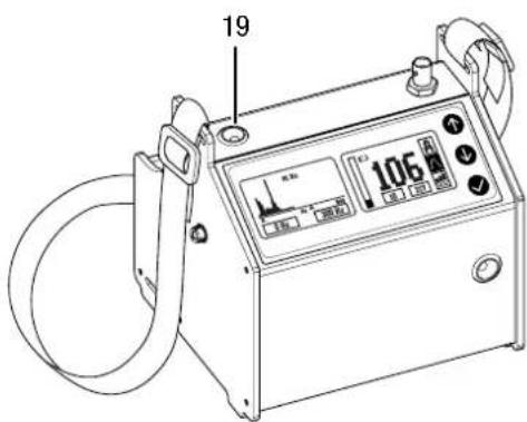 TROTEC LD20HC - Chargement de la batterie de l'émetteur - 2
