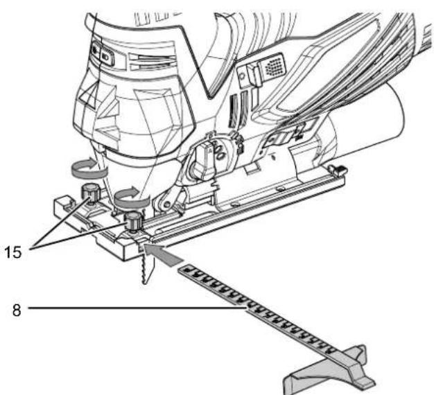 TROTEC PJSS 13230V - Montage du guide parallele - 1