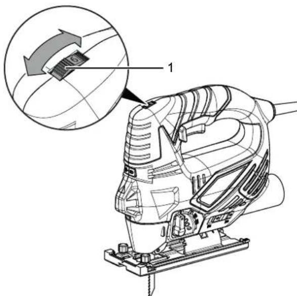 TROTEC PJSS 12230V - Présélection du régime - 1
