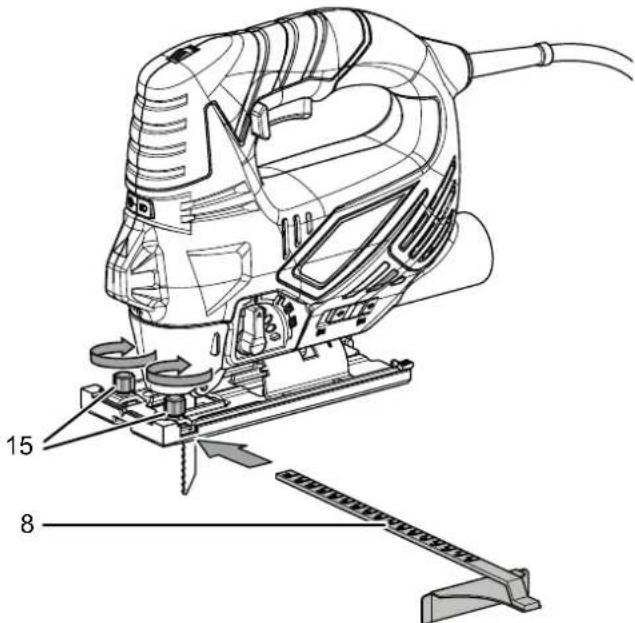 TROTEC PJSS 12230V - Montage du guide parallele - 1