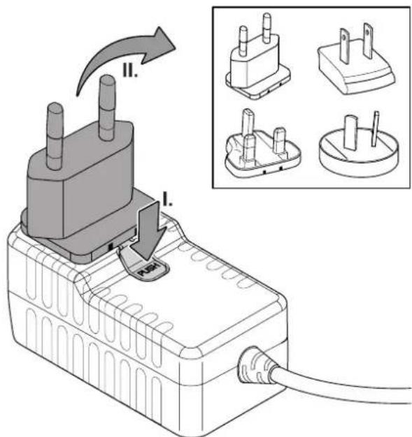 TROTEC VSP3041 - Montage de l'adaptateur secteur - 2