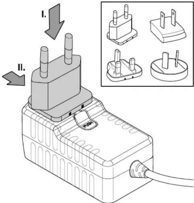 TROTEC VSP3041 - Montage de l'adaptateur secteur - 1