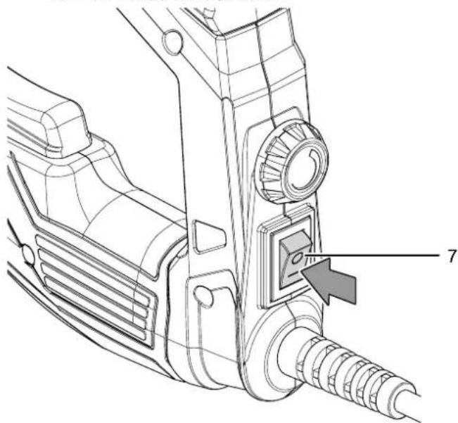 TROTEC PTNS 11230V - Mise en marche et arrêt de l'appareil - 1