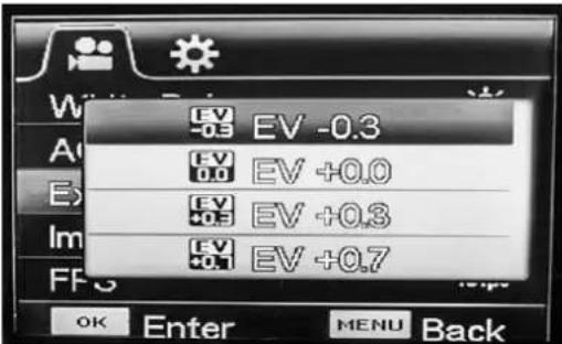 TROTEC VSC3008 - Régler l'exposition - 1