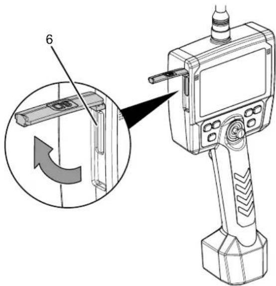 TROTEC VSC3008 - Insérer la carte SD - 1