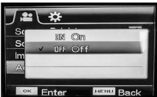 TROTEC VSC3008 - Régler l'enregistrement automatique (auto save) - 1