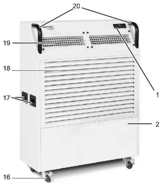 TROTEC PT 15000 S - N° Élément de commande - 1