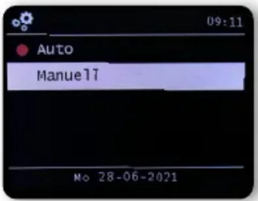 Telestar DIRA S 24 CD - Date and time - 2
