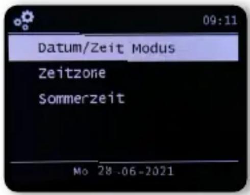 Telestar DIRA S 24 CD - Date and time - 1