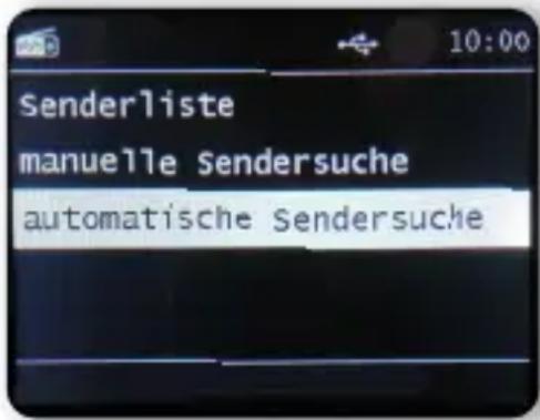 Telestar DIRA S 24 CD - DAB-zoekprocedure - 2