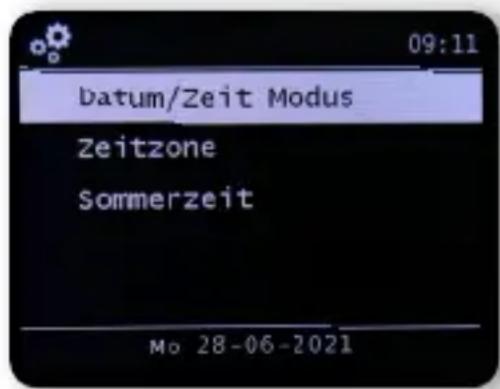 Telestar DIRA S 24 CD - Datum en tijd - 1