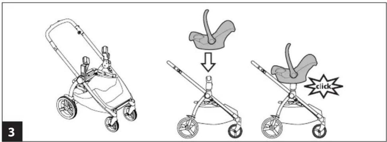 PEG PEREGO YPSIZ4 - ypsi/z4 adapter for car seat - 3