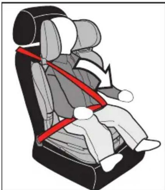 PEG PEREGO Viaggio Flex 120 - Attacher votre enfant sur le rehausseur - 1