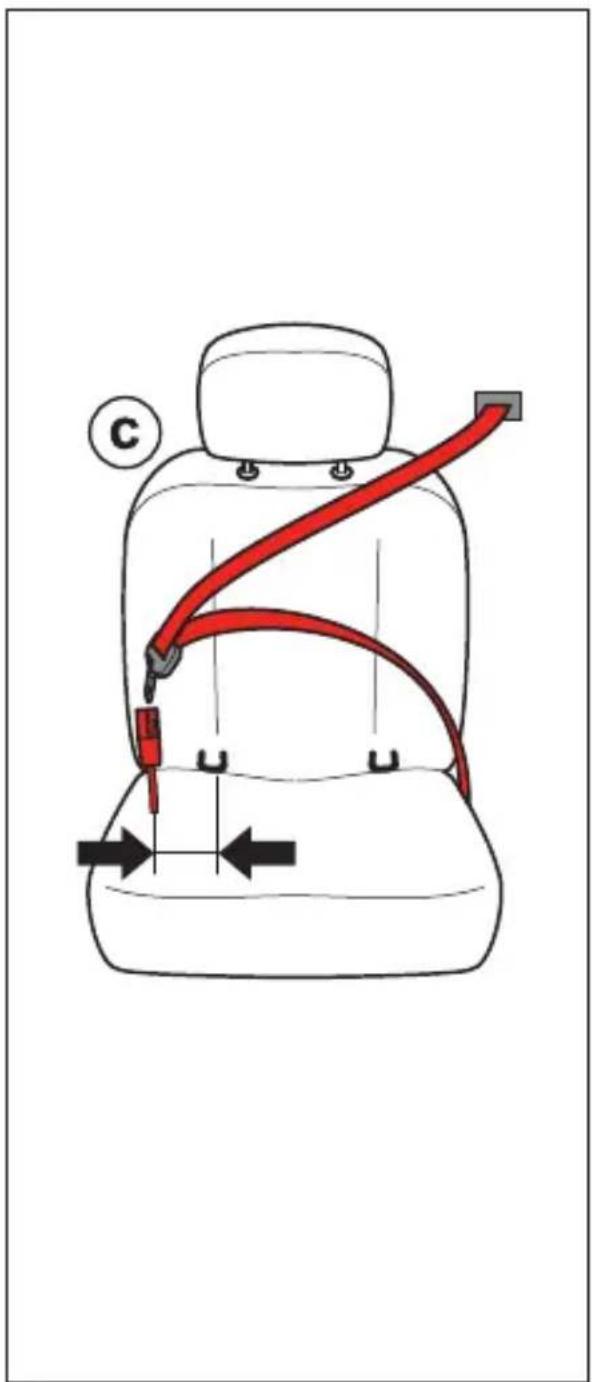 PEG PEREGO Viaggio Flex 120 - Conception et compatibilité avec les ceintures - 2
