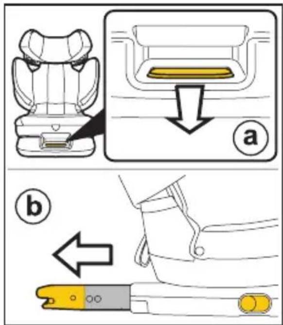 PEG PEREGO Viaggio Flex 120 - Installer le rehausseur dans le véhicule - 1