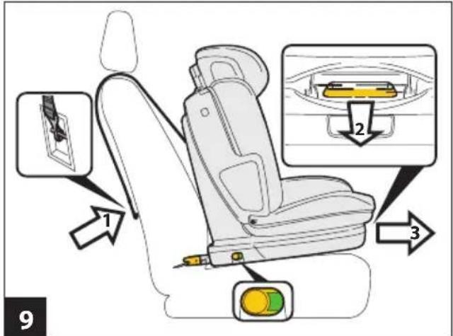 PEG PEREGO Viaggio 123 Via - ISOFIX & TOP TETHER - 5