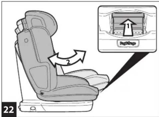 PEG PEREGO Viaggio 123 Via - ISOFIX & TOP TETHER - 2