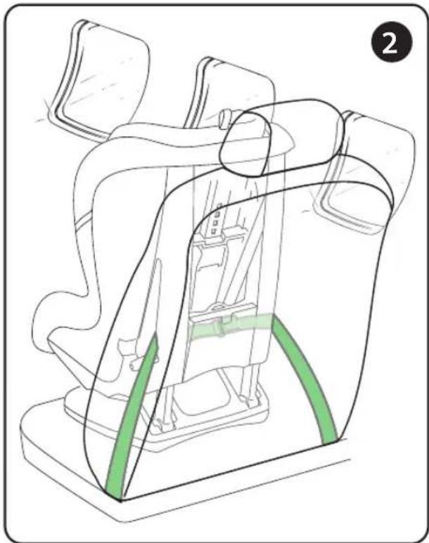 PEG PEREGO Primo Viaggio Convertible - Installation du siège-auto de votre enfant dans un avion - 1