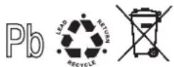 PEG PEREGO John Deere Ground Force - DISPOSAL OF BATTERIES; CONTAINS SEALED LEAD ACID BATTERY. BATTERY MUST BE RECYCLED. - 1