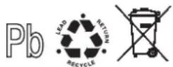 PEG PEREGO New Holland T8 - DISPOSAL OF BATTERIES; CONTAINS SEALED LEAD ACID BATTERY. BATTERY MUST BE RECYCLED. - 1