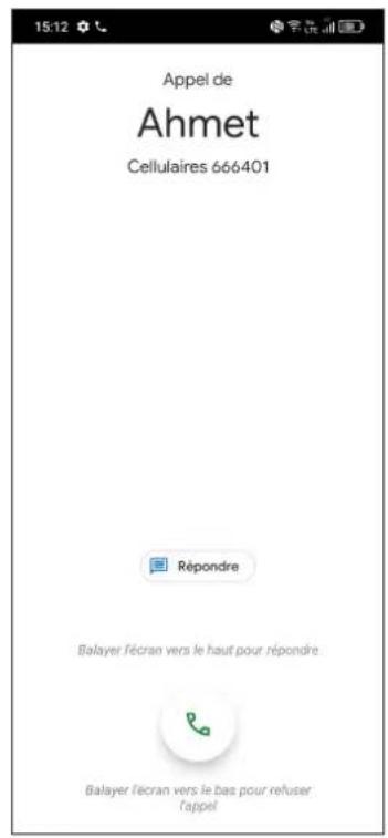 TCL 20L - Accepter ou rejeter un appel - 2