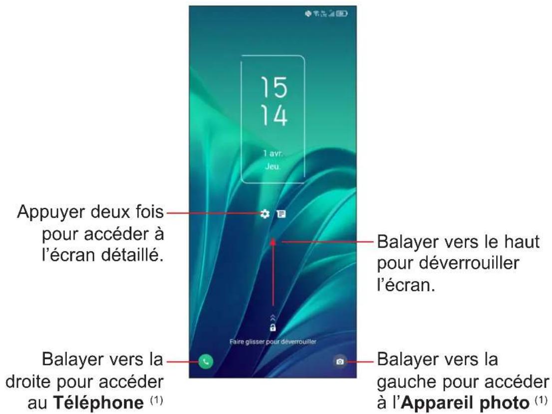 TCL 20L - Balayer pour déverrouiller l'écran - 1