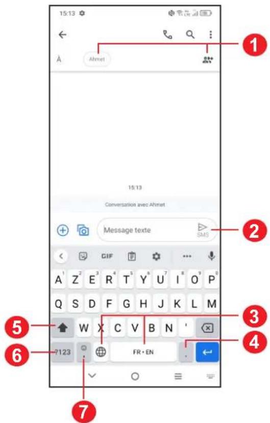 TCL 20L - Clavier Android - 1