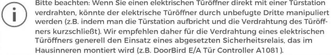 DoorBird D2102FV - GERÄT ANSCHLIESSEN - 8