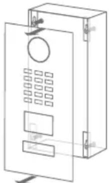 DoorBird D2101FV - DESMONTAJE DE LA PLACAFRONTAL - 3