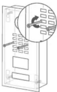 DoorBird D2101FV - ASSEMBLING THE FRONT PANEL - 3