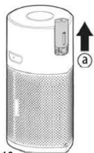 HOOVER HPURIFIER 500 - Diffusor-Flasche austauschen: [Abb. 16] - 1