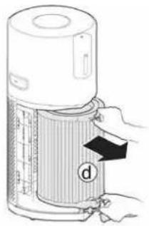 HOOVER HPURIFIER 500 - Montaje del filtro [Fig. 1] - 3