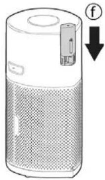 HOOVER HPURIFIER 500 - Befestigen Sie die Diffusorflasche [Abb. 2] - 6