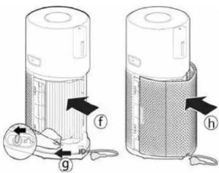 HOOVER HPURIFIER 500 - Conjunto do filtrro [Fig. 1] - 5