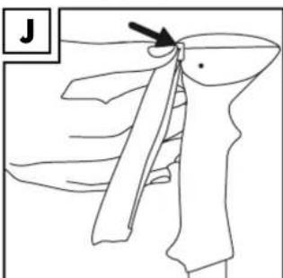 CRIVIT IAN 278427 - Adjusting the wrist strap (Fig. J-M) - 1